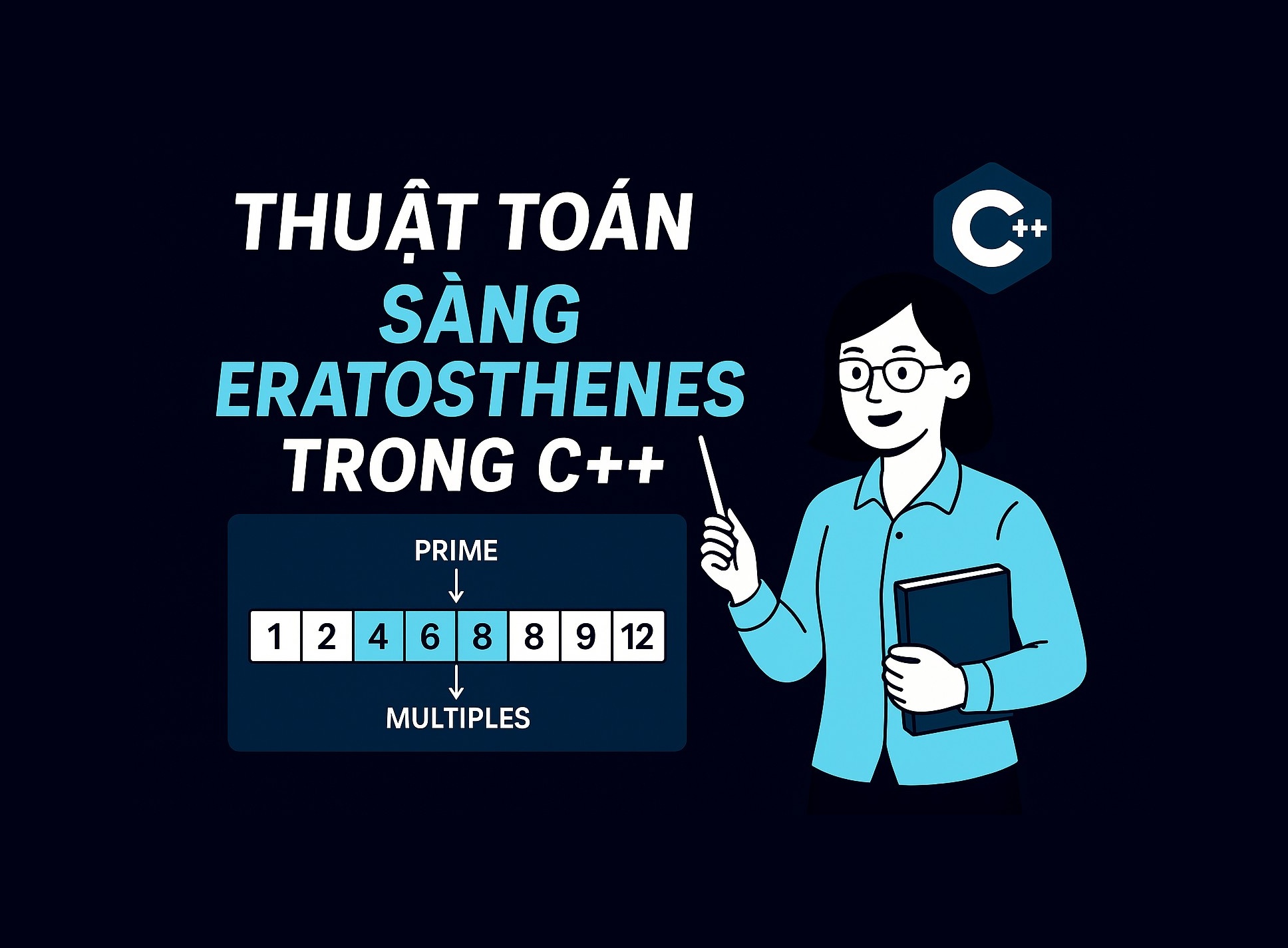 Bài 17.1: Thuật toán sàng Eratosthenes trong C++