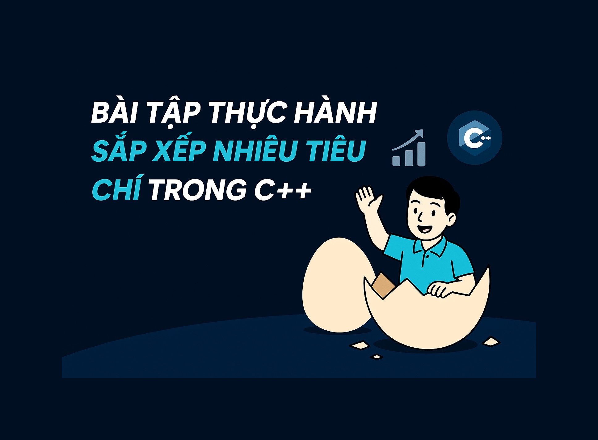 Bài 22.3: Bài tập thực hành sắp xếp nhiều tiêu chí trong C++