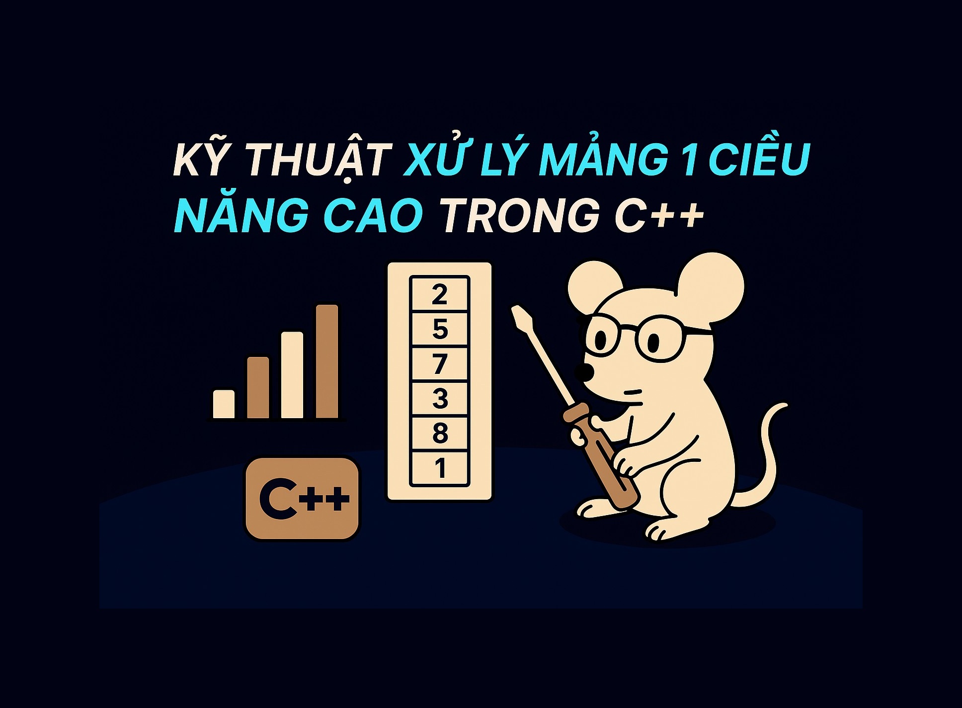 Bài 24.1: Kỹ thuật xử lý mảng 1 chiều nâng cao trong C++