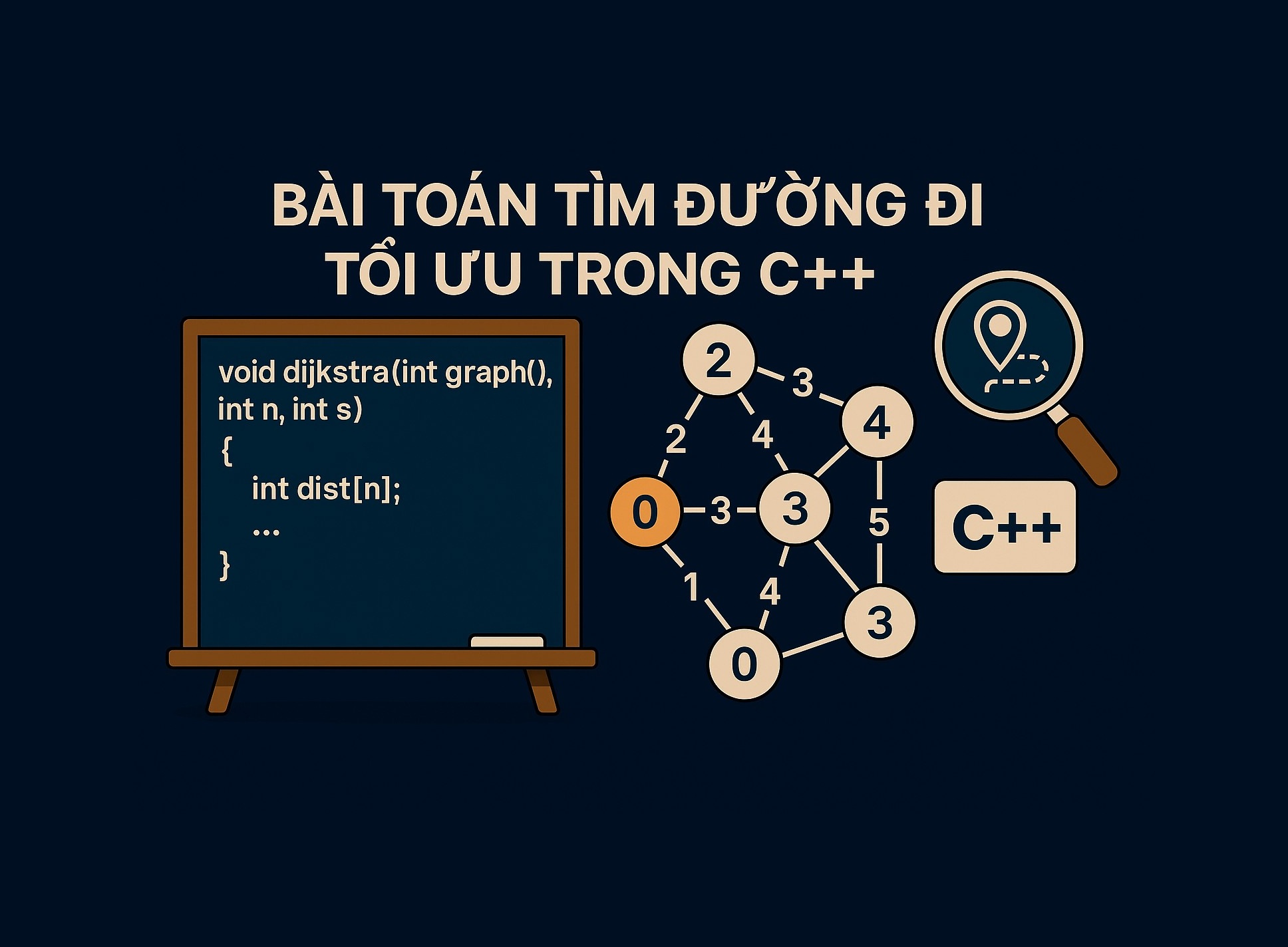 Bài 26.3: Bài toán tìm đường đi tối ưu trong C++