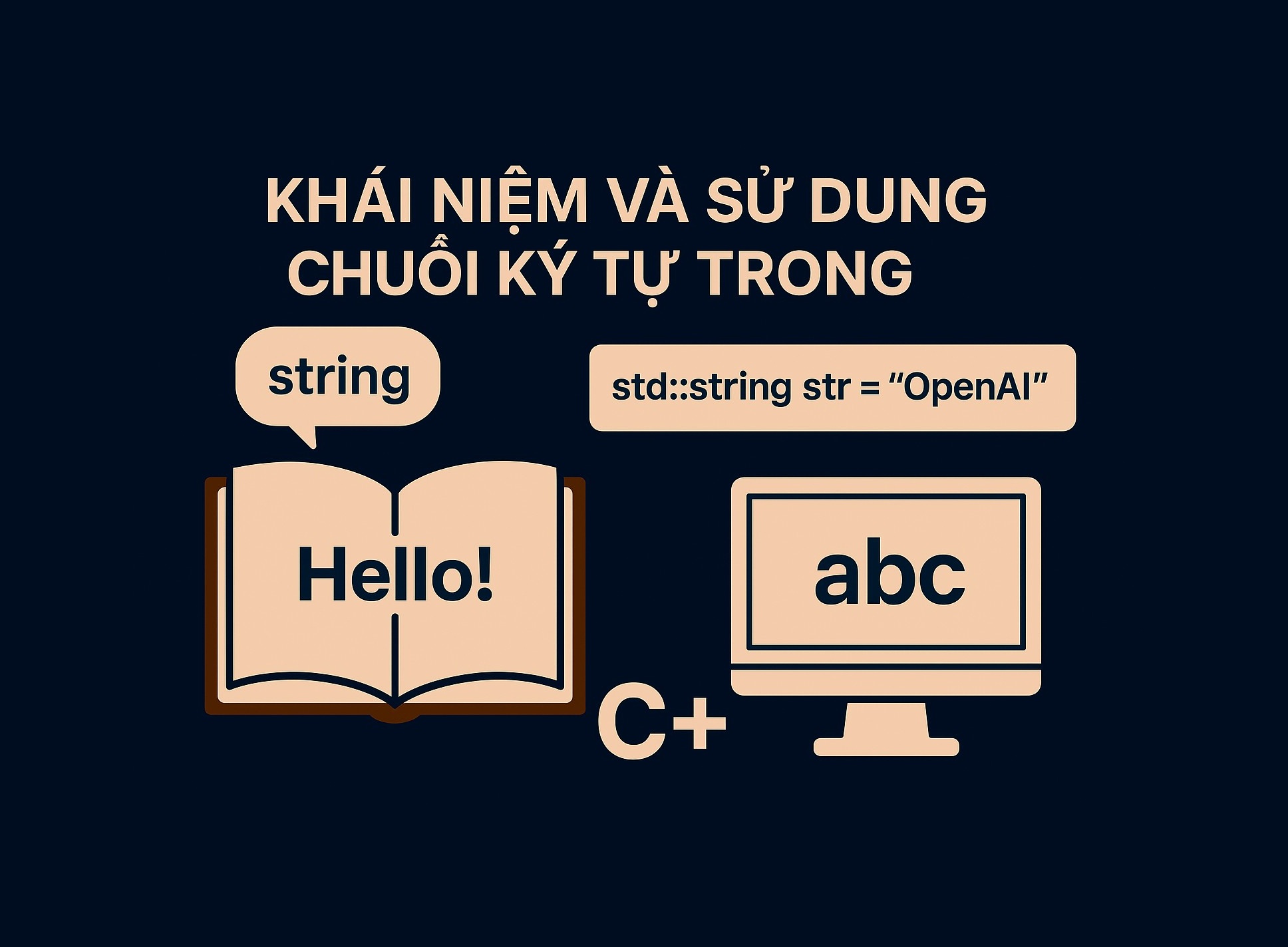 Bài 28.1: Khái niệm và sử dụng chuỗi ký tự trong C++