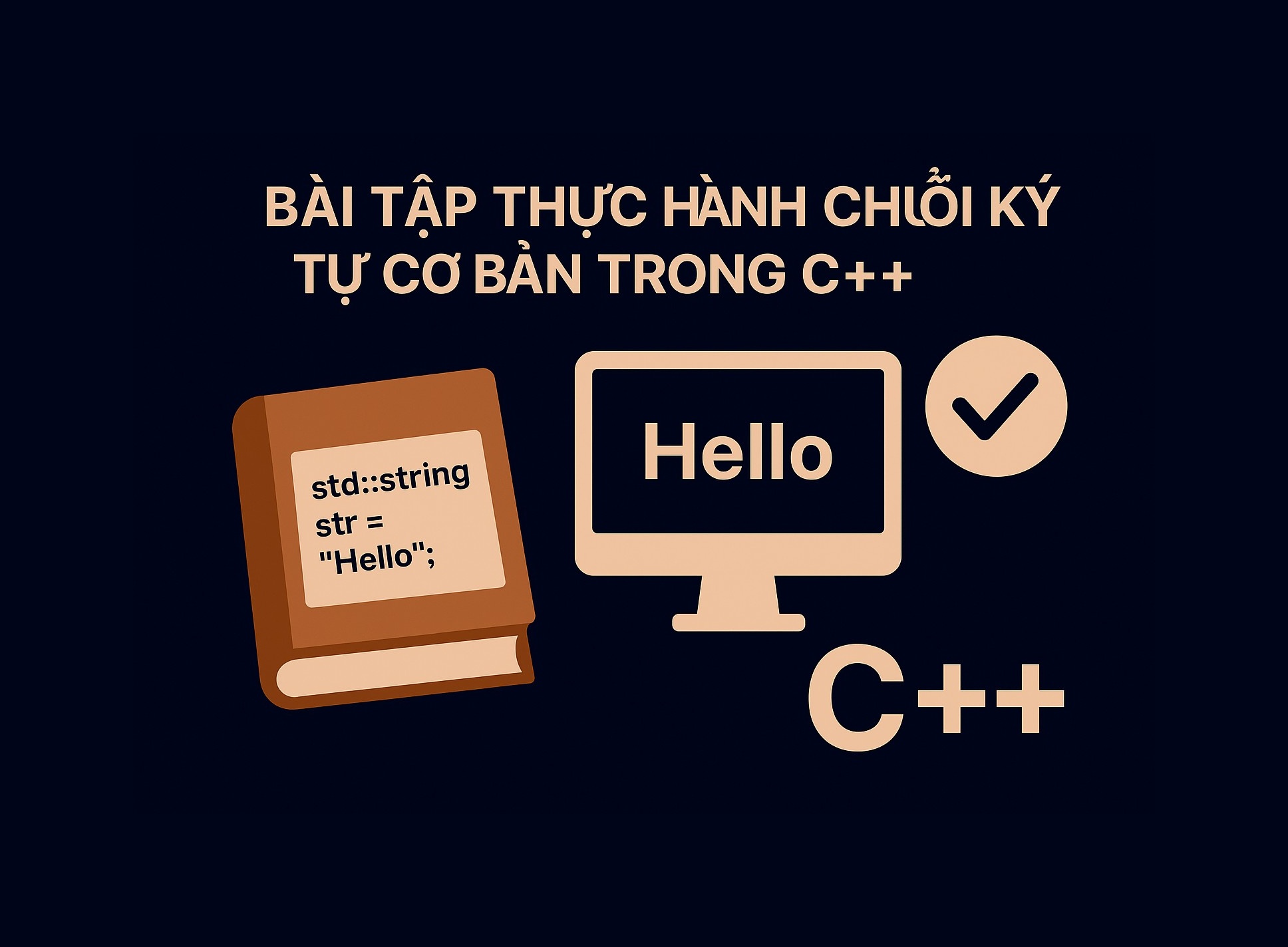 Bài 28.5: Bài tập thực hành chuỗi ký tự cơ bản trong C++