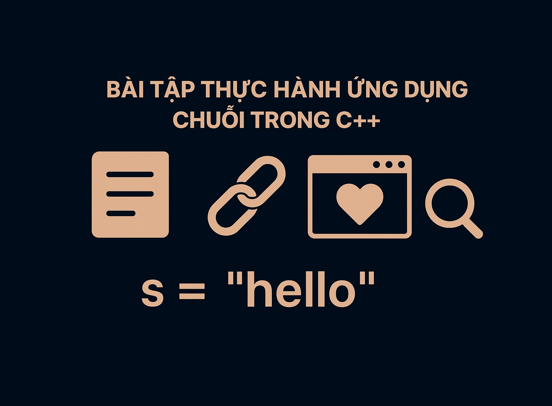Bài 30.5: Bài tập thực hành ứng dụng chuỗi trong C++