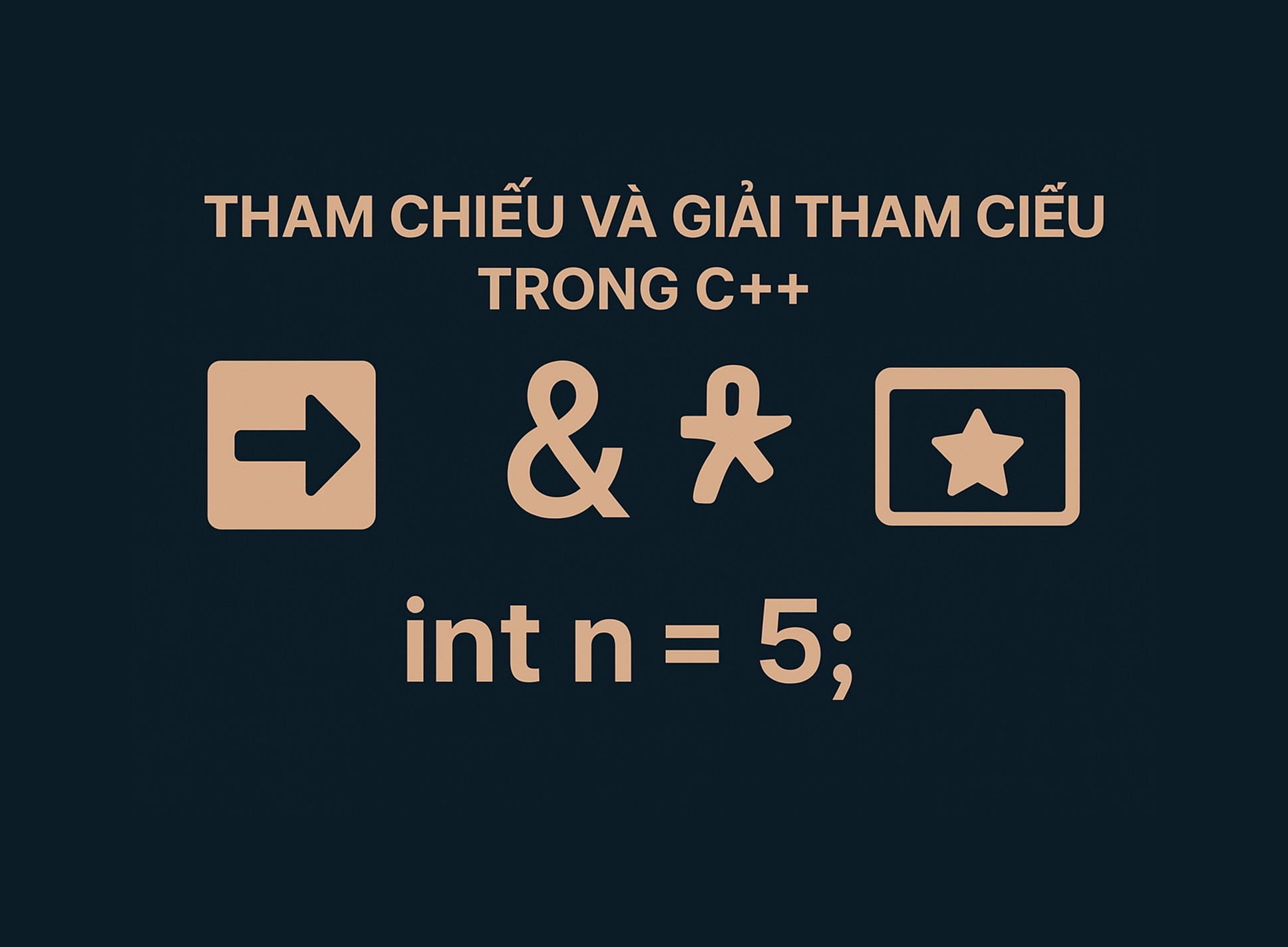 Bài 31.2: Tham chiếu và giải tham chiếu trong C++