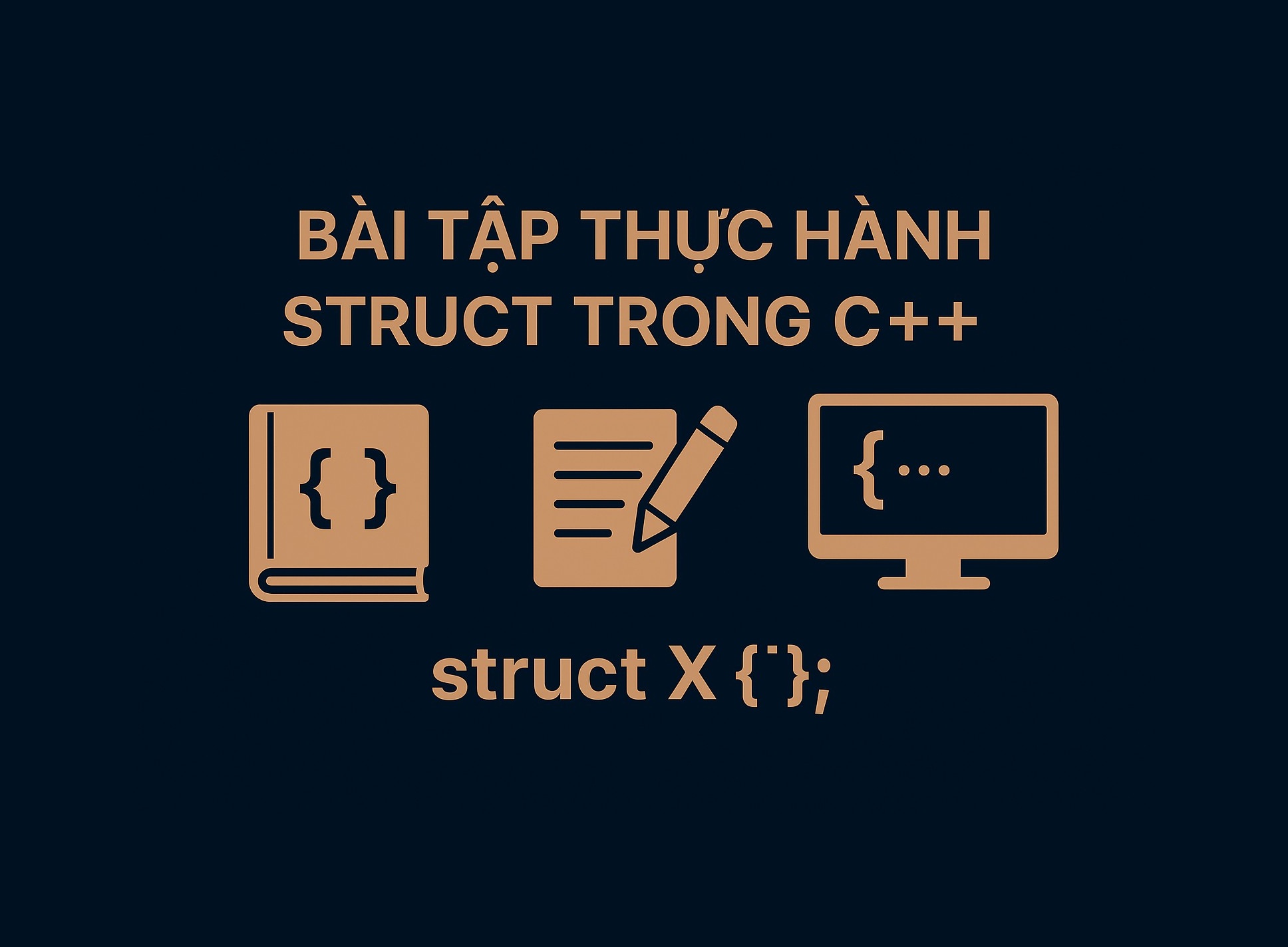 Bài 32.5: Bài tập thực hành Struct trong C++