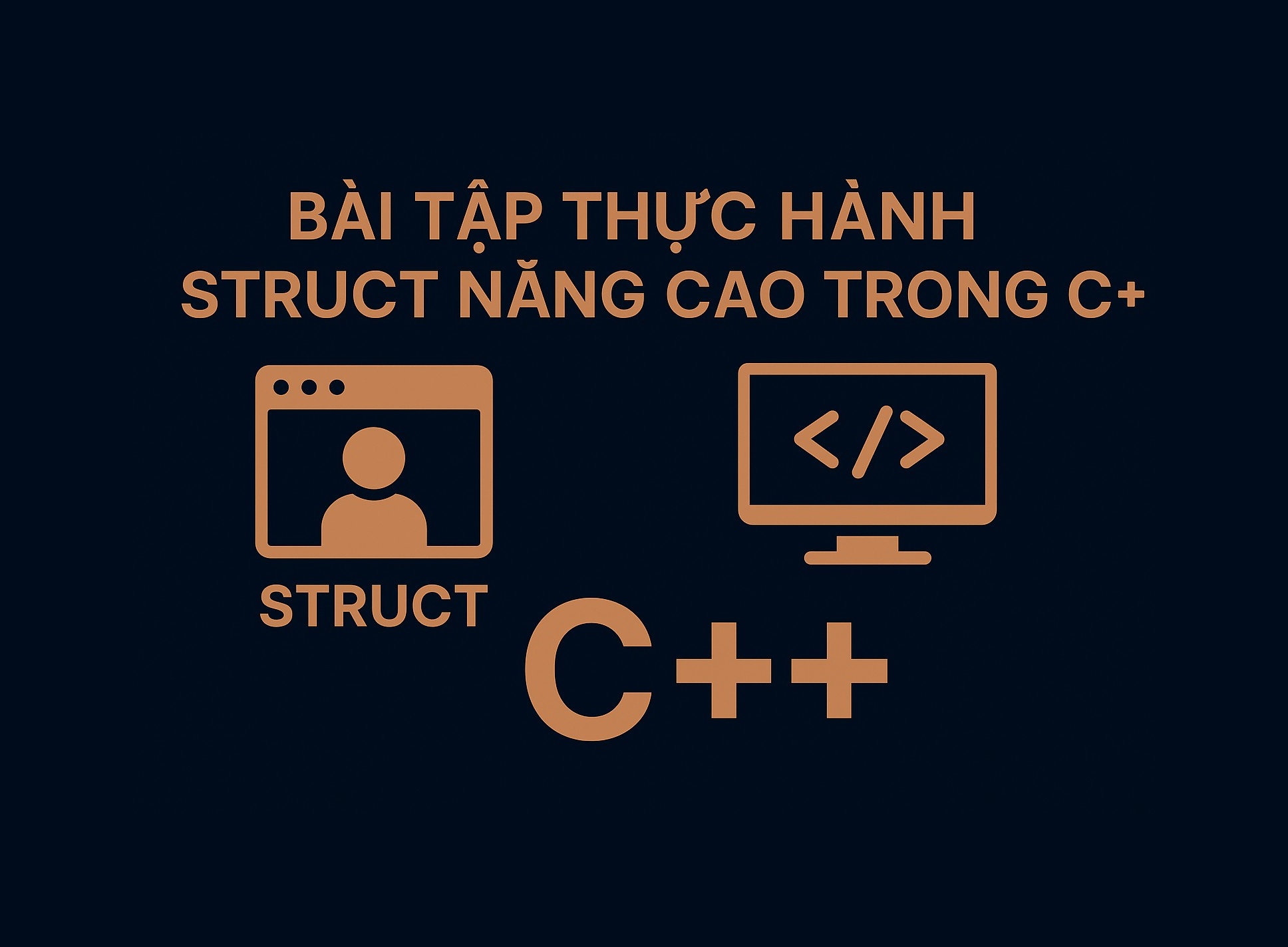 Bài 34.2: Bài tập thực hành Struct nâng cao trong C++