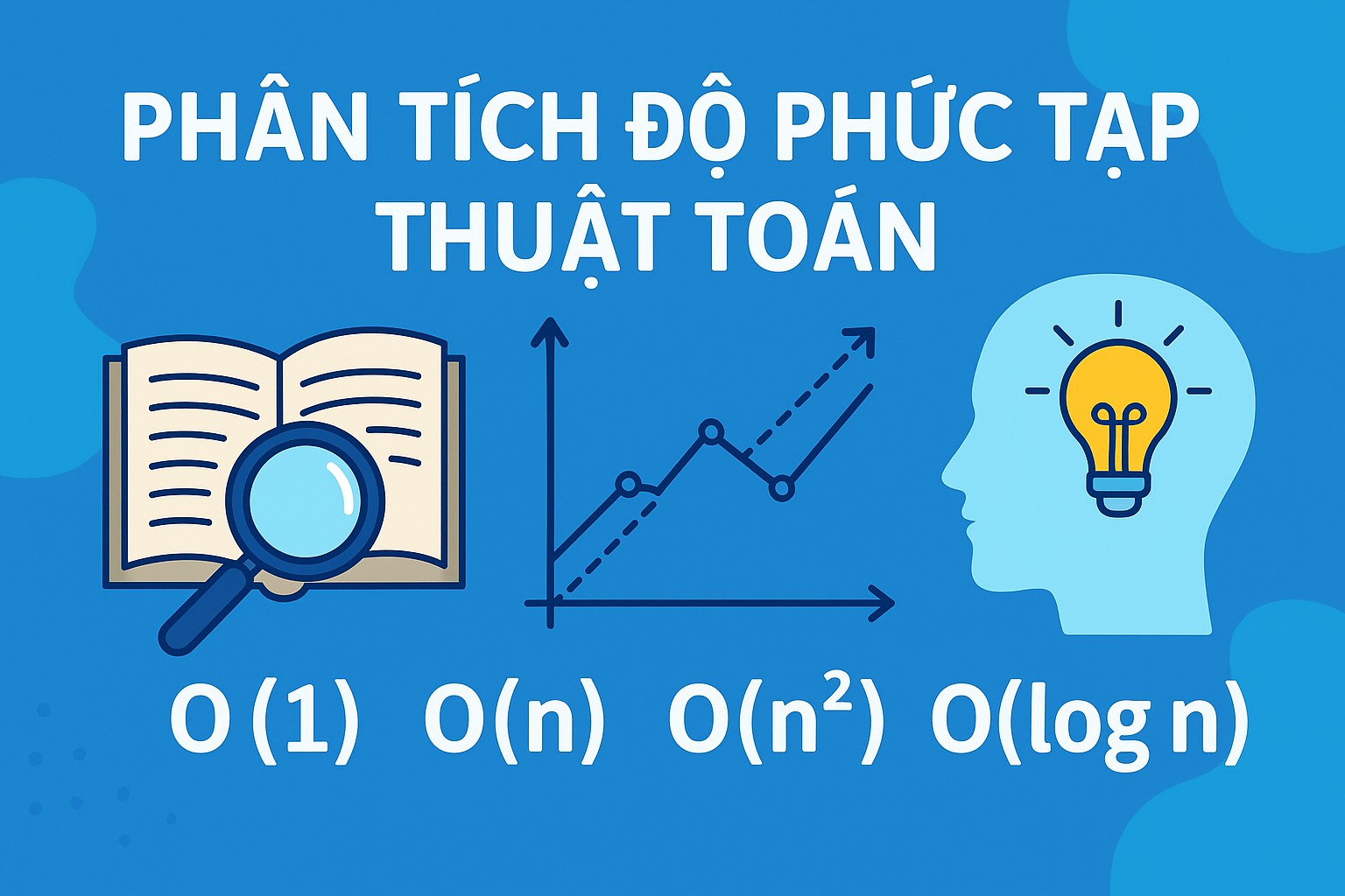 Bài 1.1. Phân tích độ phức tạp thuật toán: O(1), O(n), O(n²), O(log n)