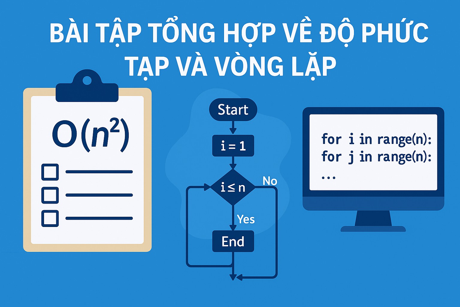 Bài 1.5. Bài tập tổng hợp về độ phức tạp và vòng lặp