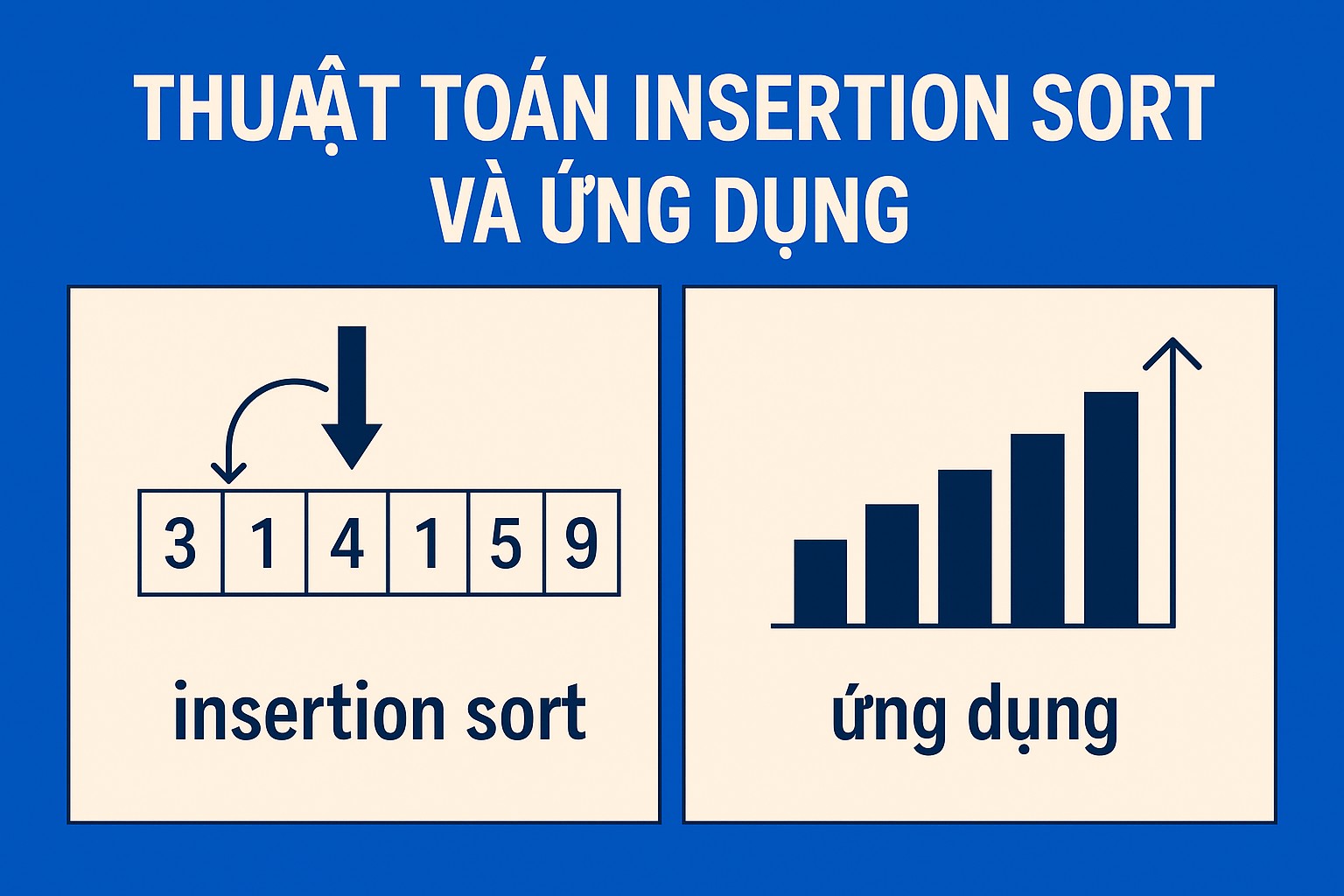 Bài 13.2. Thuật toán Insertion Sort và ứng dụng