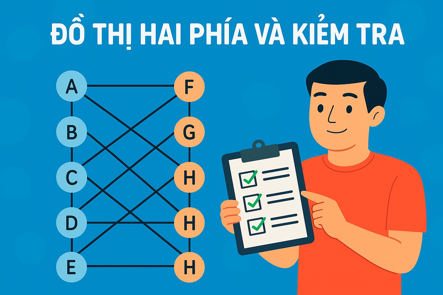 Bài 19.3. Đồ thị hai phía và kiểm tra