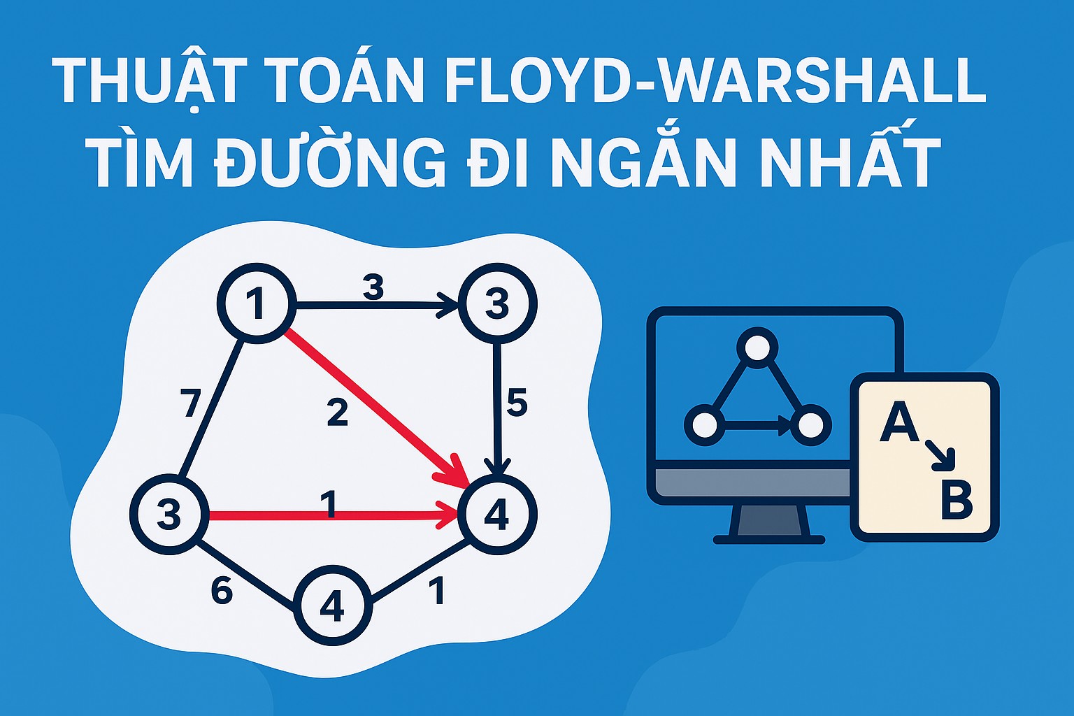 Bài 22.1: Thuật toán Floyd-Warshall tìm đường đi ngắn nhất