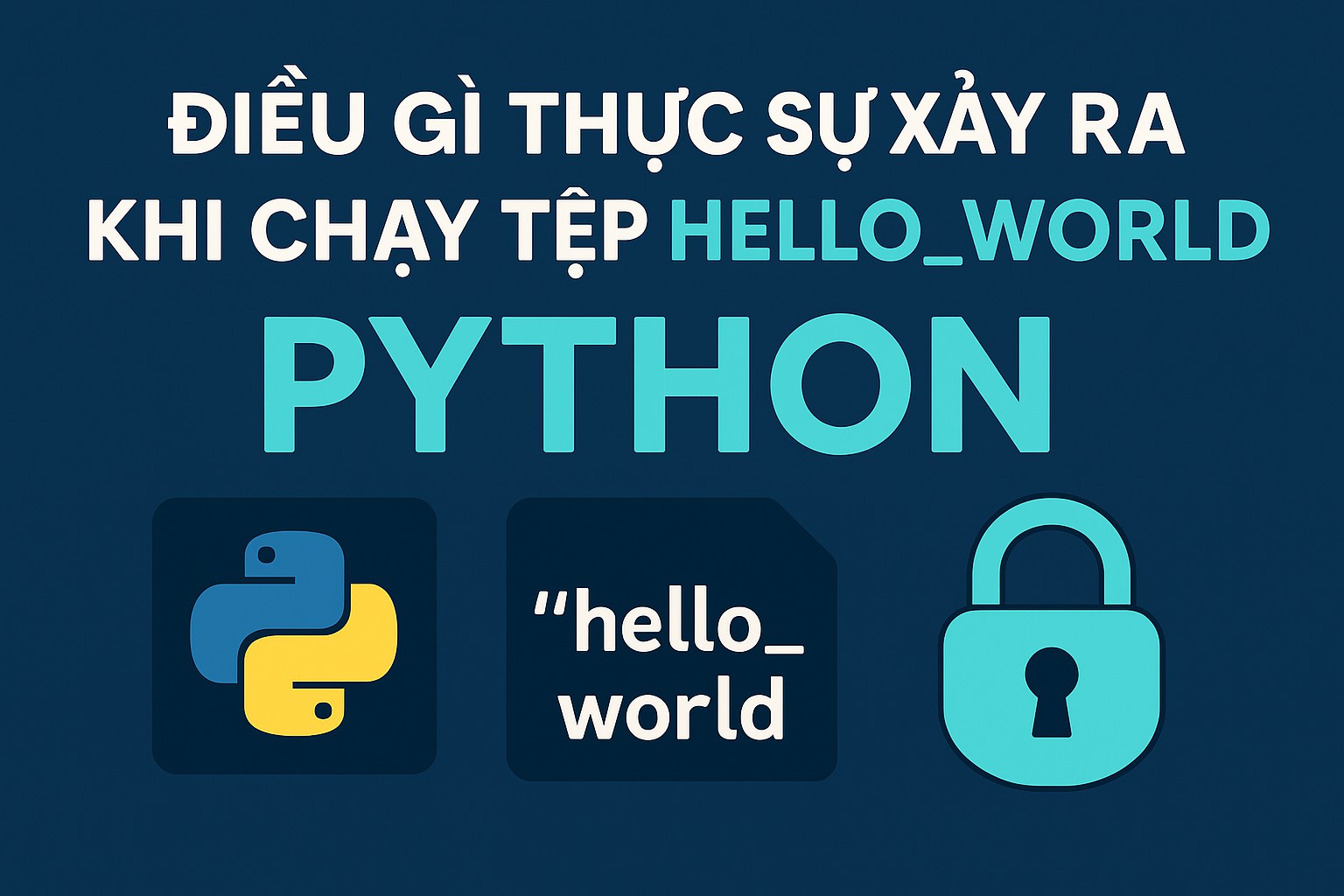 Bài 1.15. Điều gì thực sự xảy ra khi chạy tệp hello_world trong Python