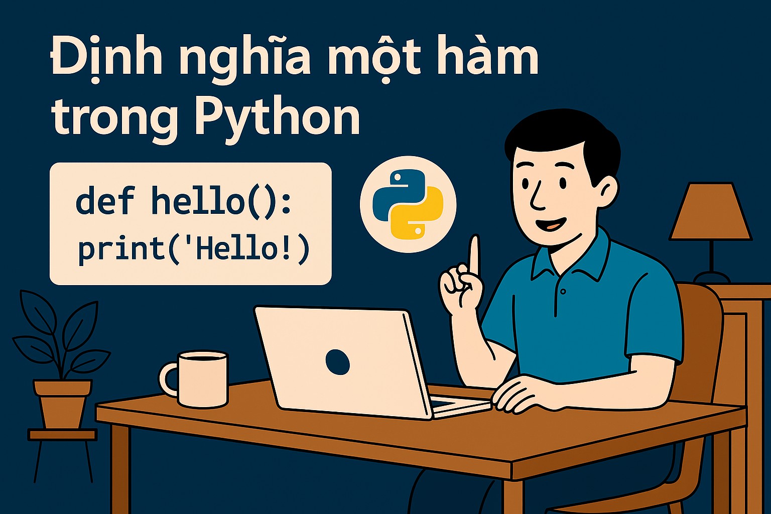 Bài 2.12. Định nghĩa một hàm trong Python