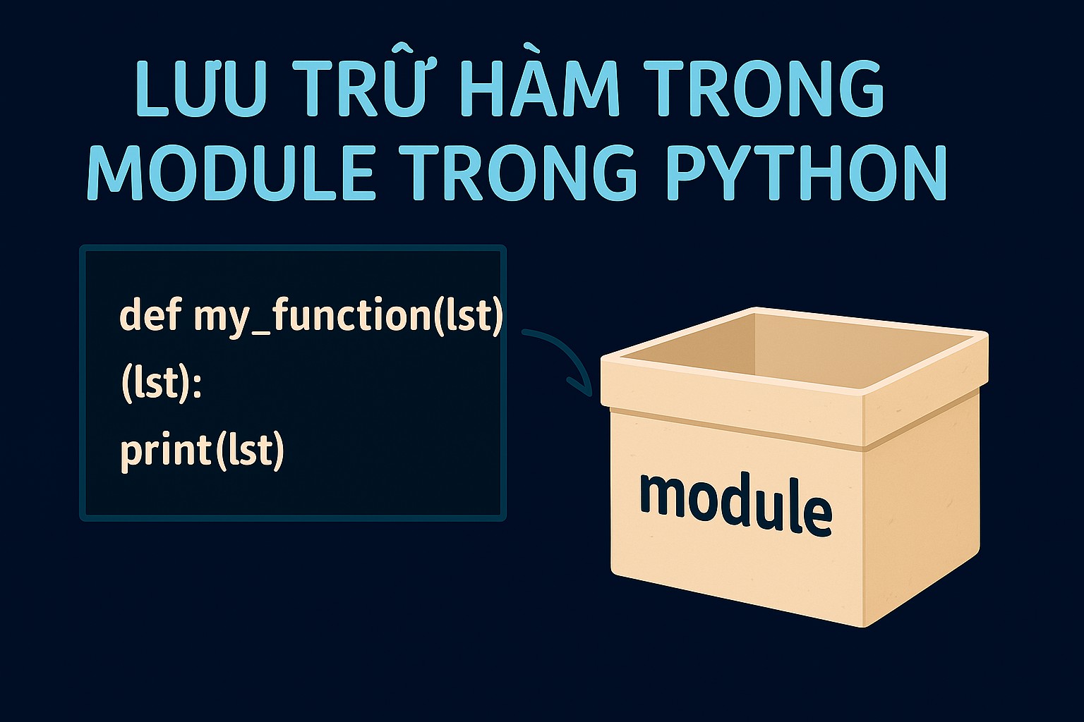 Bài 2.17. Lưu trữ hàm trong module trong Python