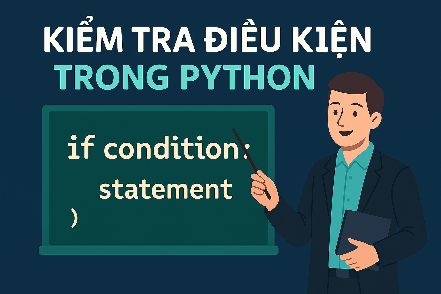 Bài 2.3. Kiểm tra điều kiện trong Python
