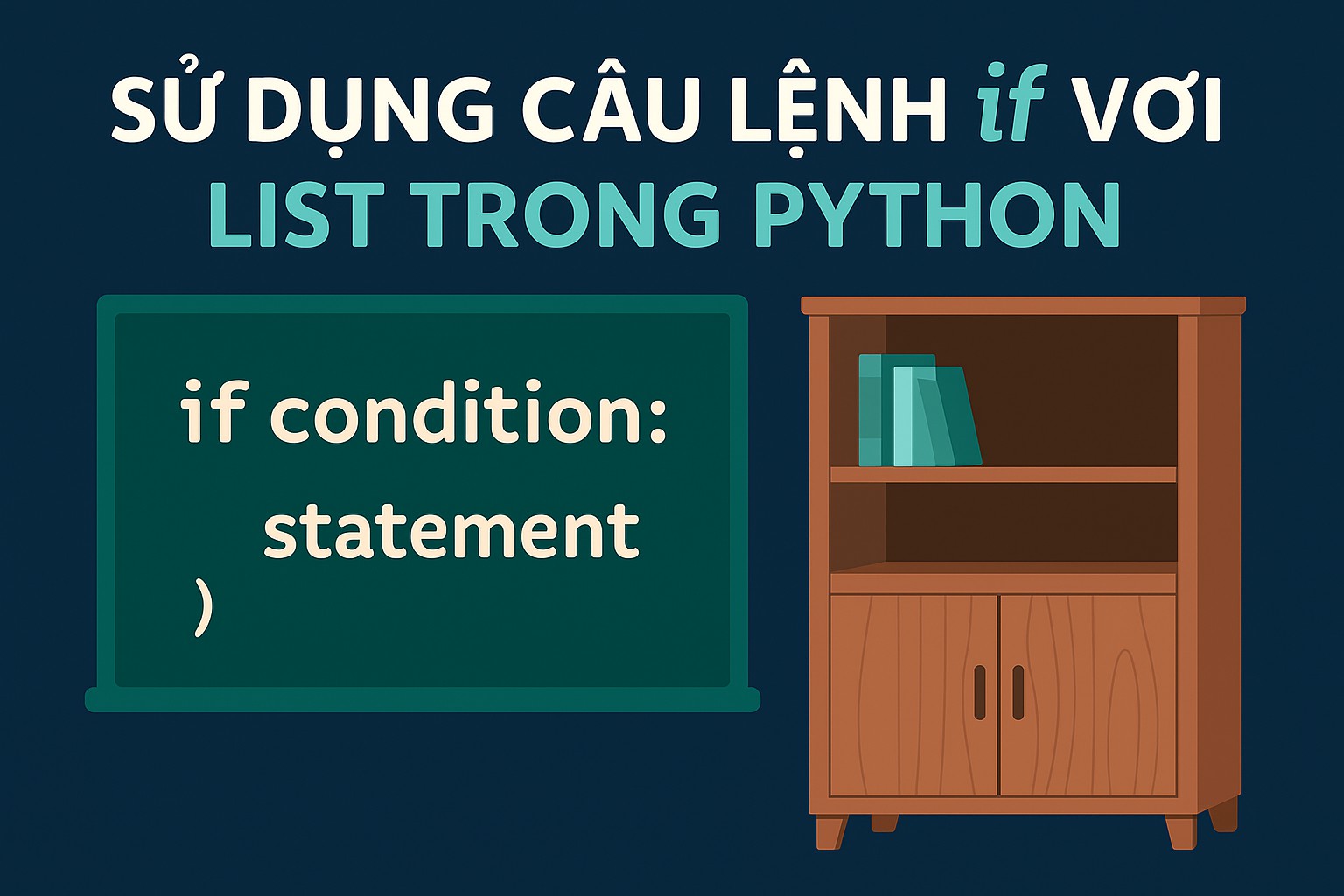 Bài 2.5. Sử dụng câu lệnh if với List trong Python