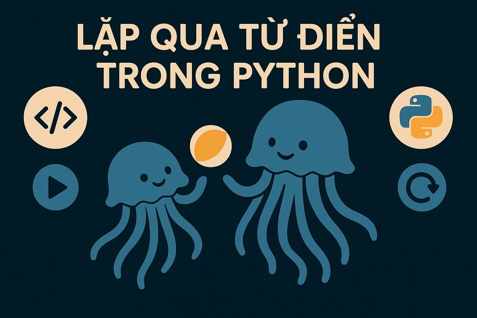 Bài 3.20. Lặp qua từ điển trong Python