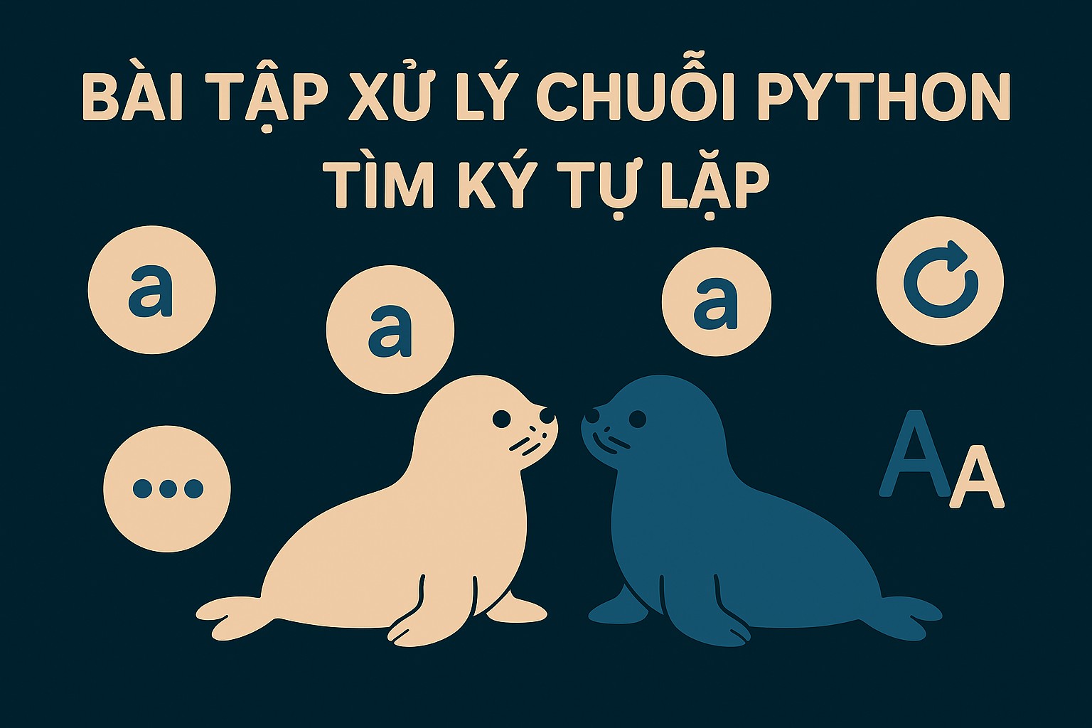 Bài 3.24. Bài tập xử lý chuỗi Python: tìm ký tự lặp