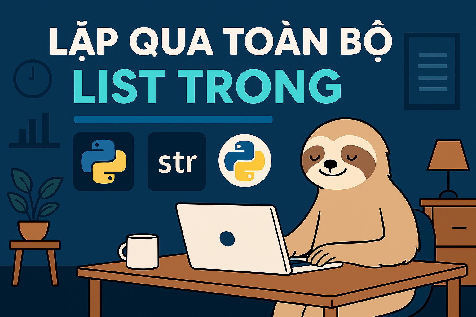 Bài 3.9. Lặp qua toàn bộ List trong Python