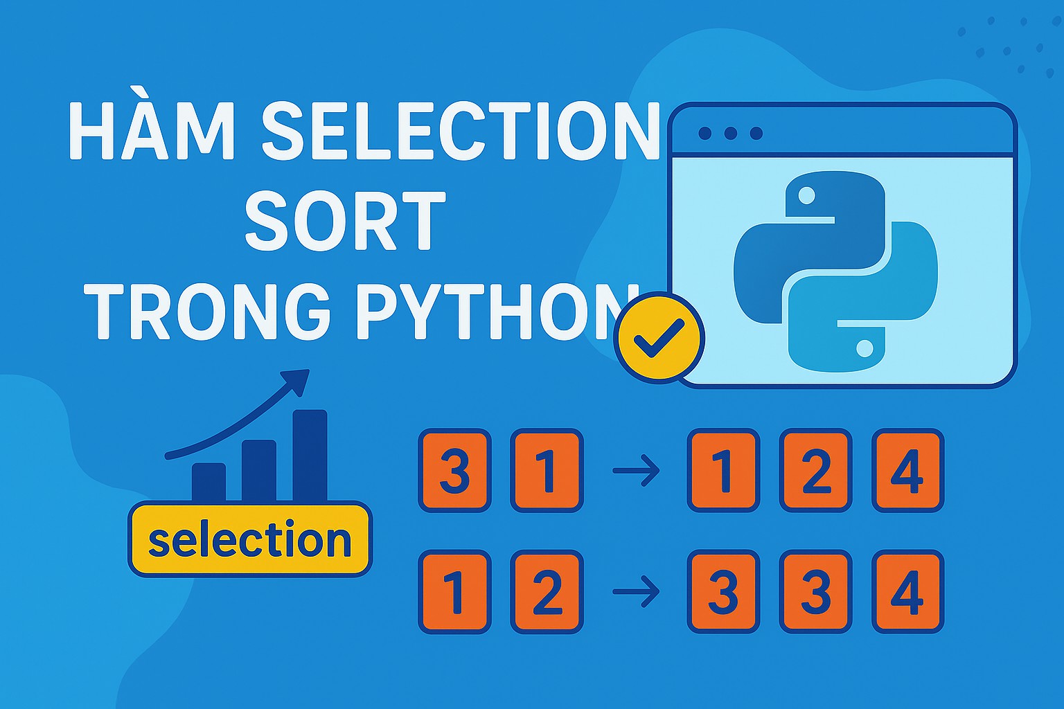 Bài 6.3 - Thuật toán Sắp xếp Chọn (Selection Sort) với Python