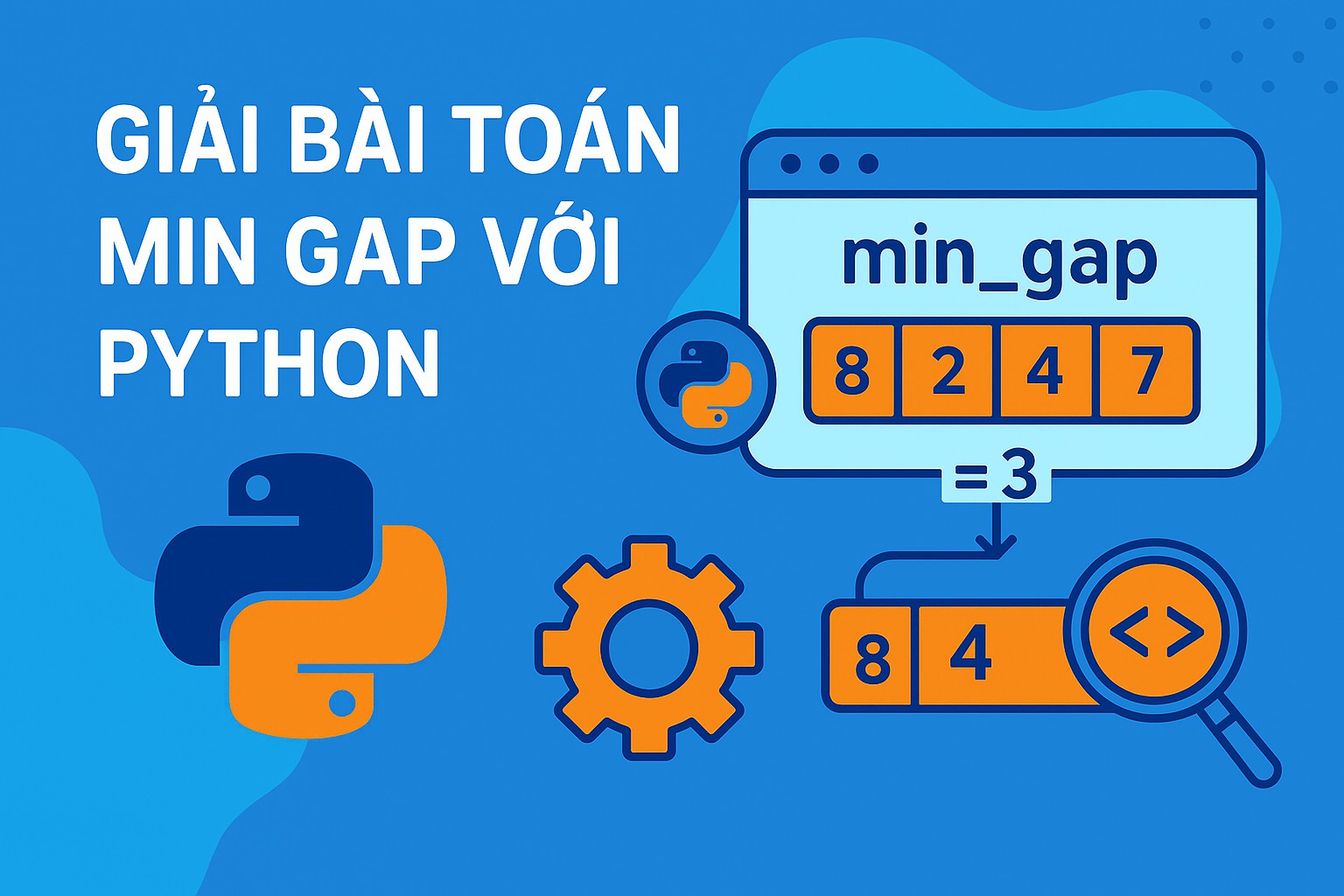 Bài 6.6 - Giải bài toán min gap với Python