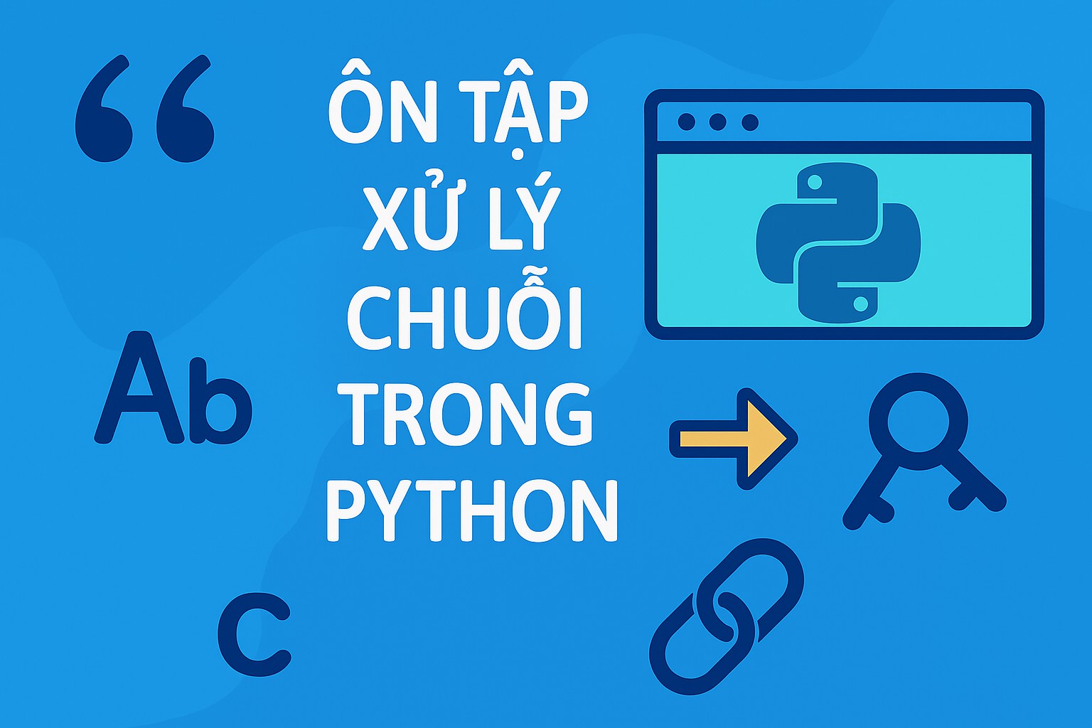 Bài 9.3 - Ôn tập xử lý chuỗi trong Python