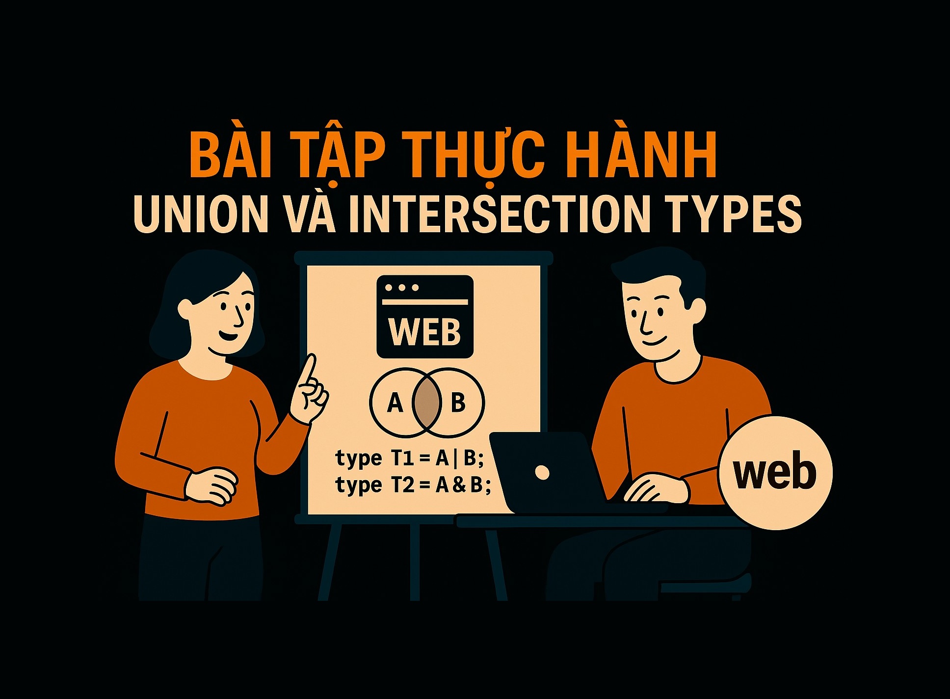 Bài 11.3: Union và Intersection types trong TypeScript