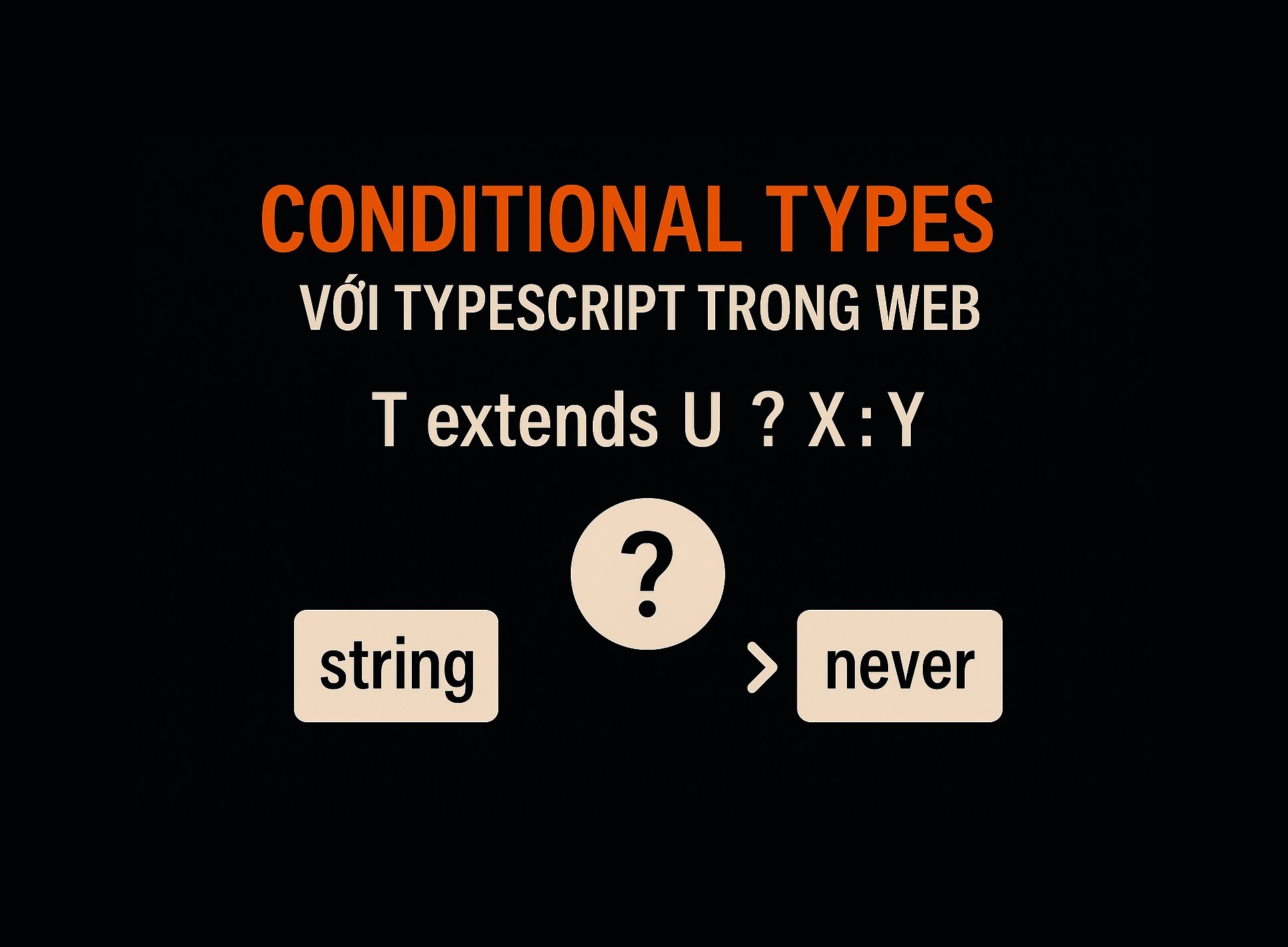 Bài 14.1: Conditional types trong TypeScript