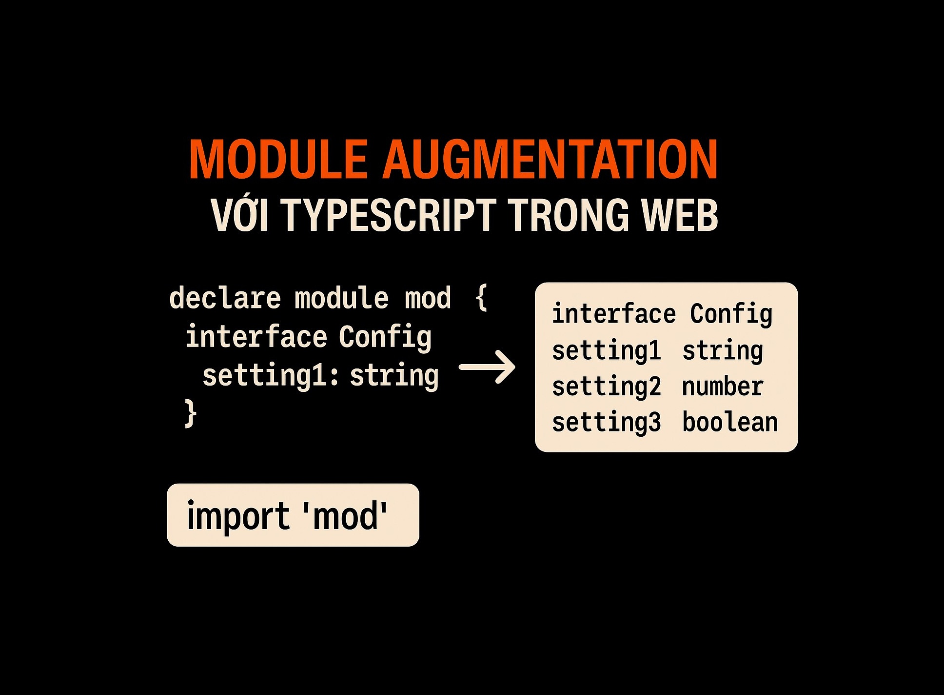 Bài 14.4: Module augmentation trong TypeScript