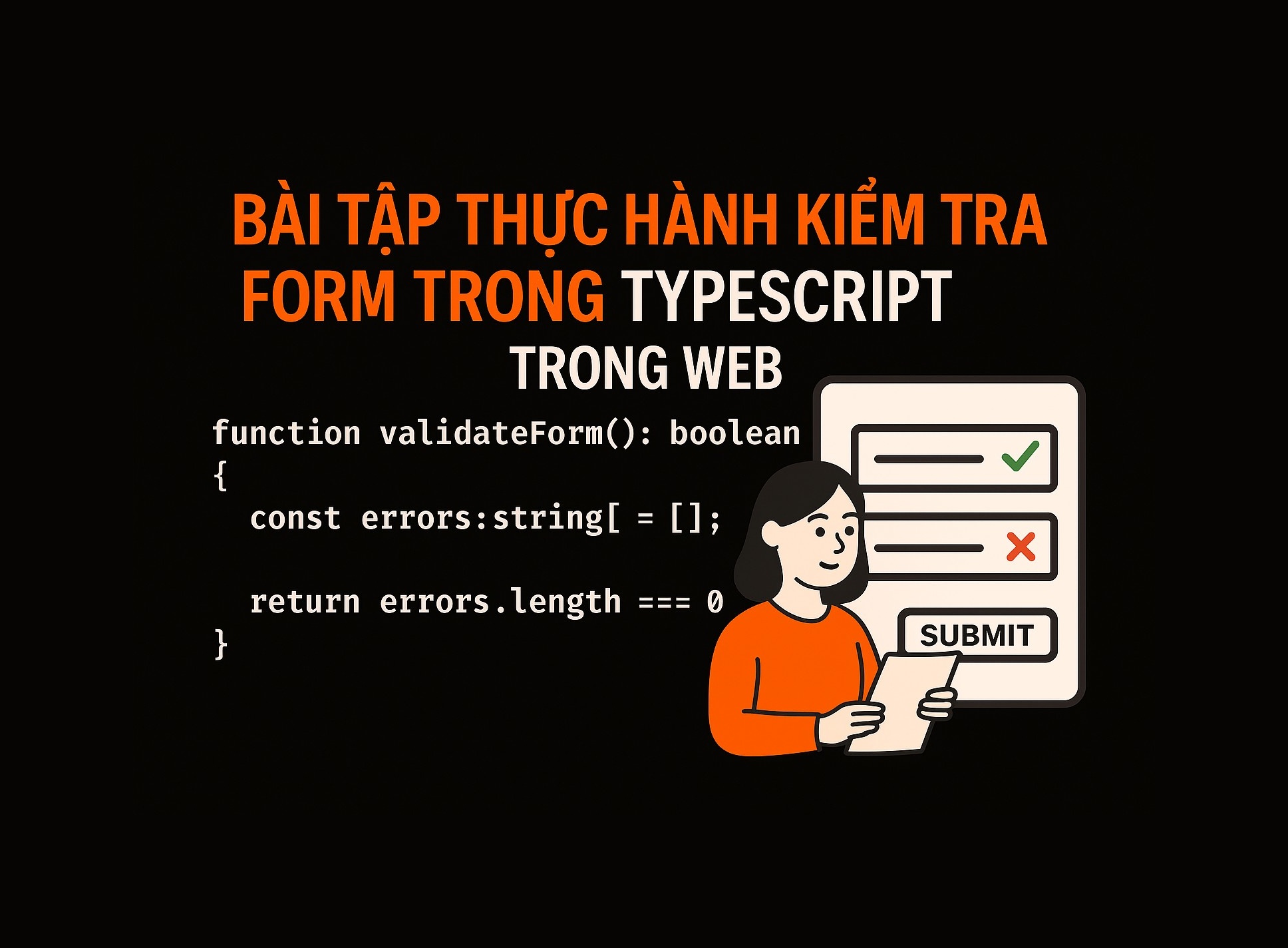 Bài 17.3: Form validation trong React-TypeScript