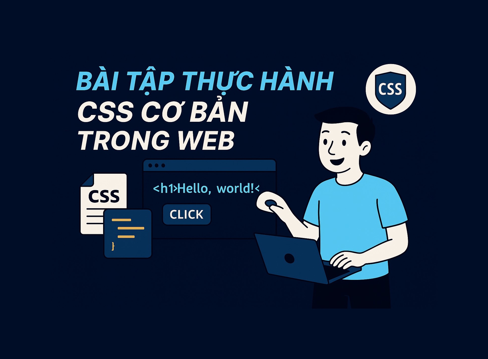 Bài 2.5: Bài tập thực hành CSS cơ bản