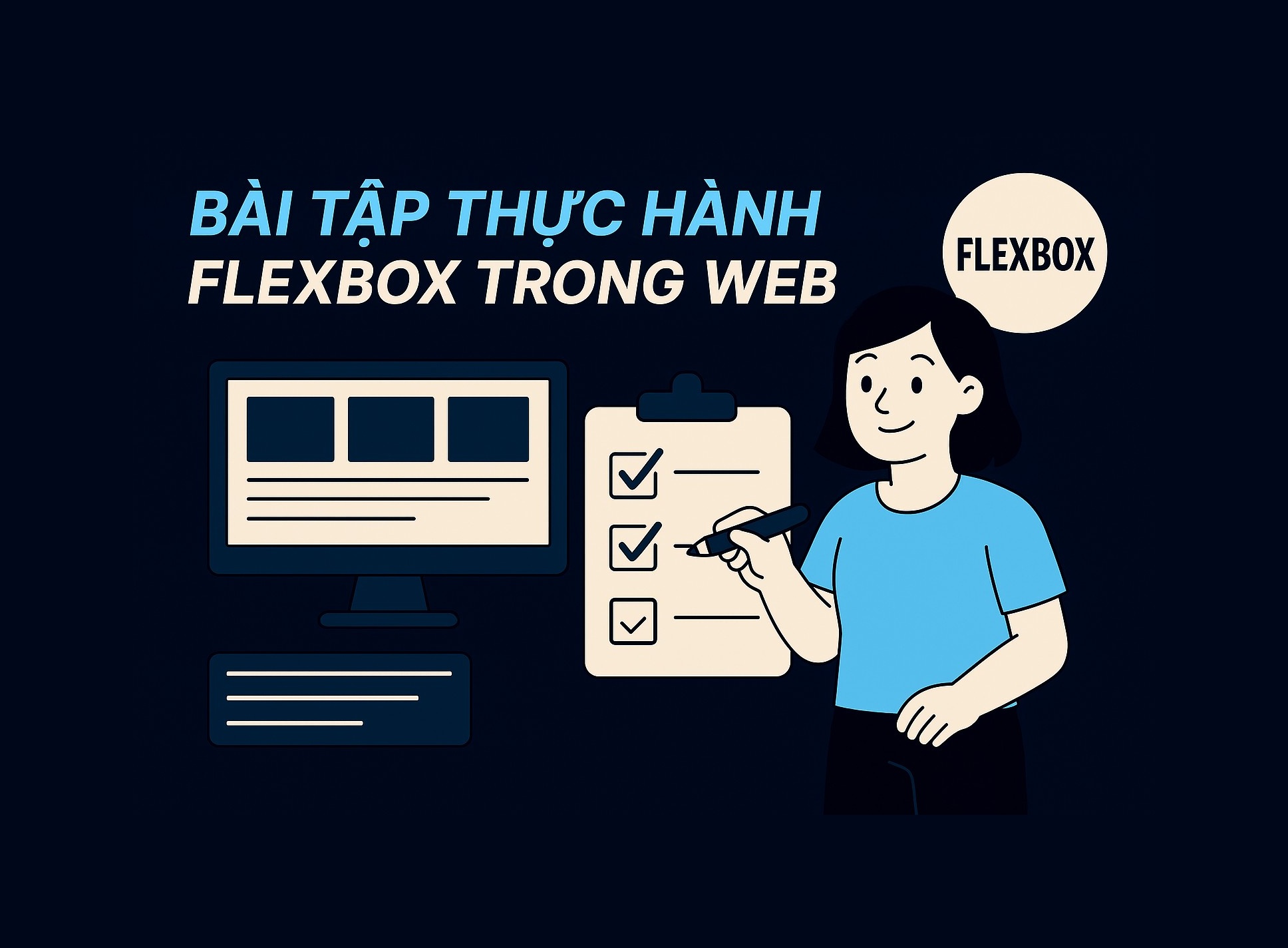 Bài 3.5: Bài tập thực hành Flexbox
