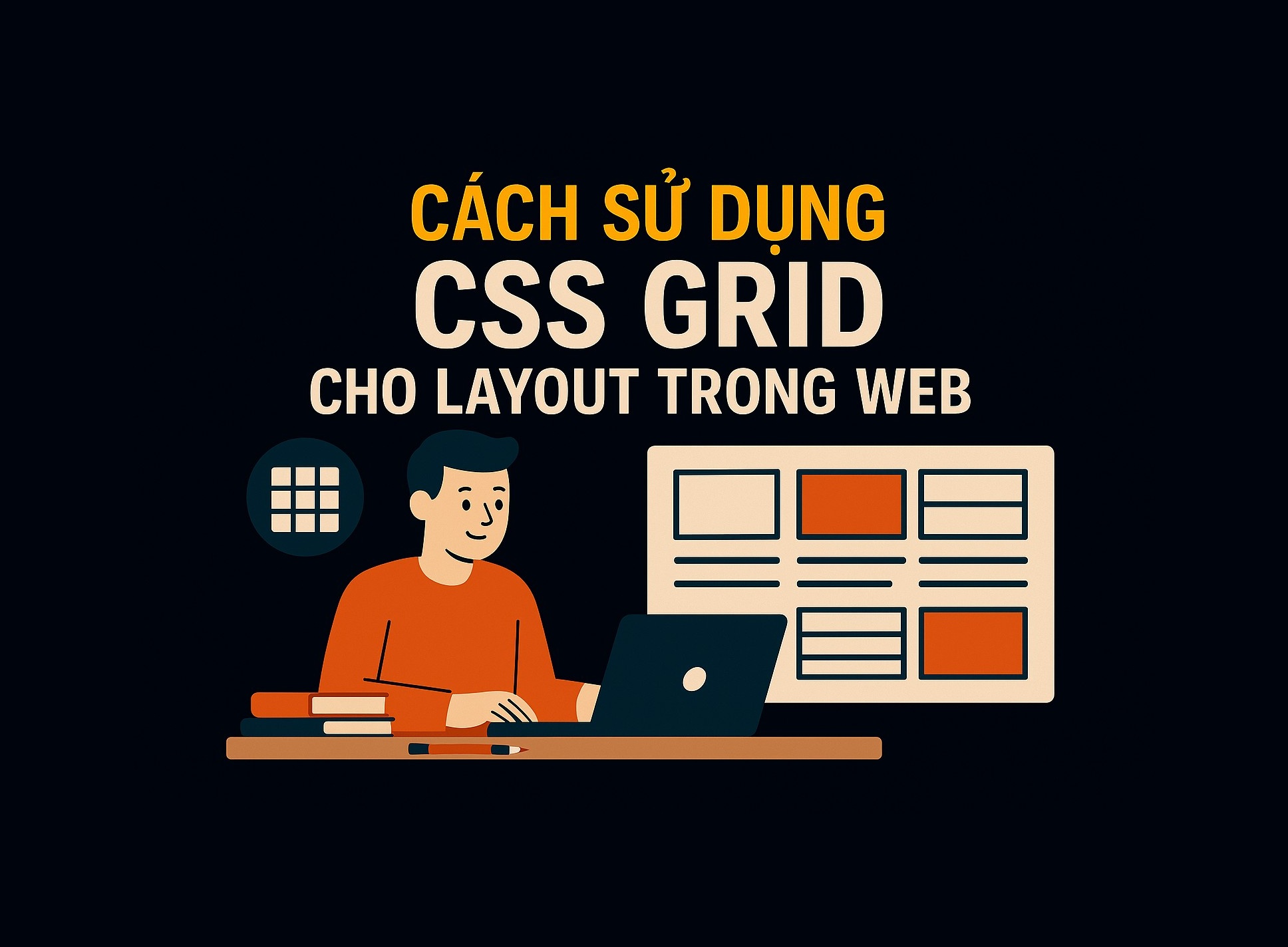 Bài 9.2: Cách sử dụng CSS Grid cho layout
