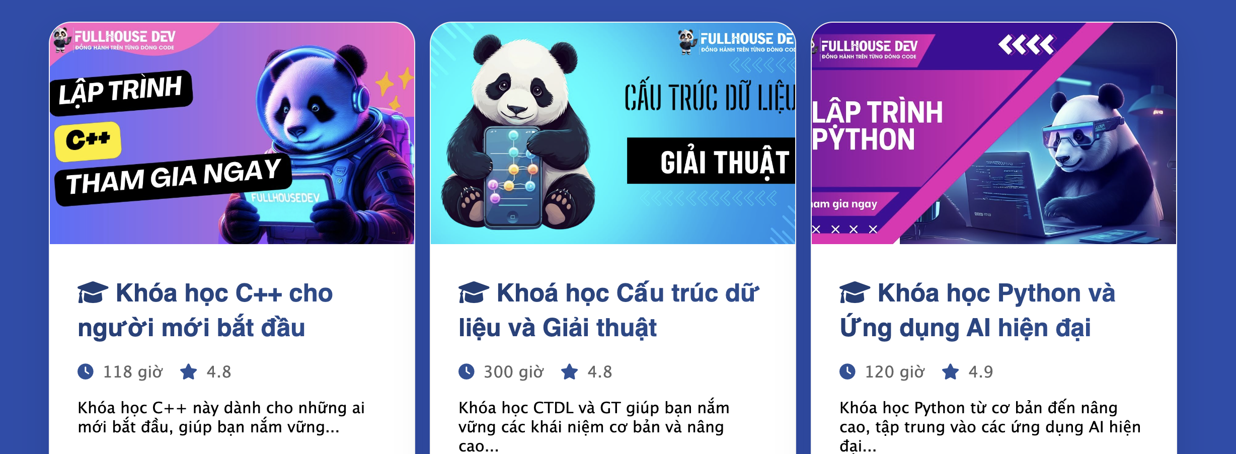 20+ Khóa Học Chất Lượng