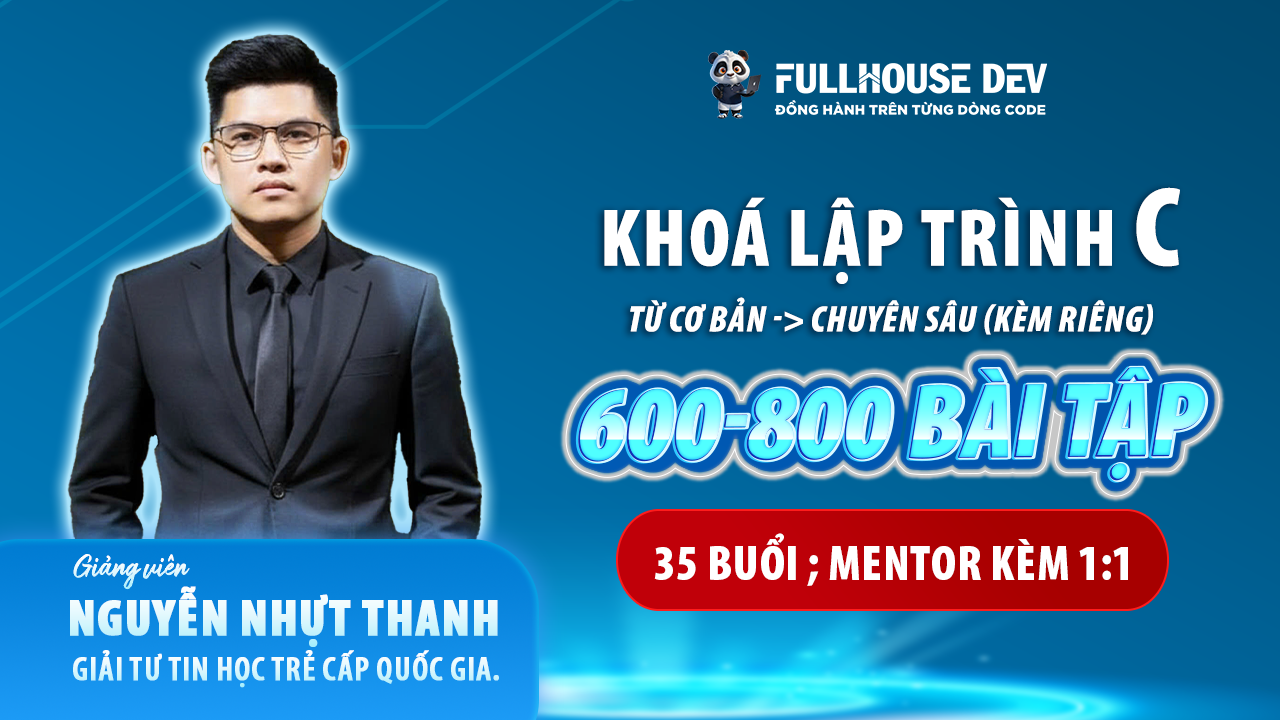 Lập trình C Từ cơ bản đến chuyên sâu ( kèm riêng )